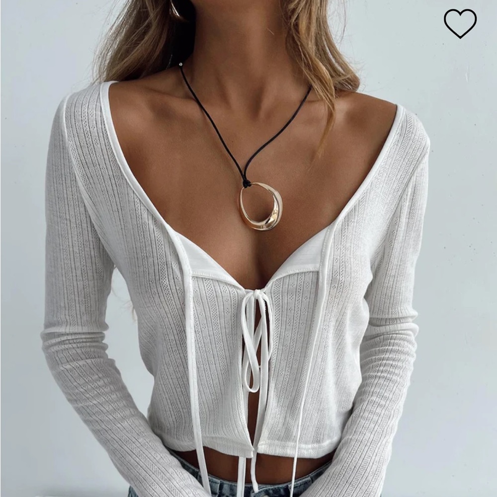 PRINCESS POLLY TIE TOP 🎀
